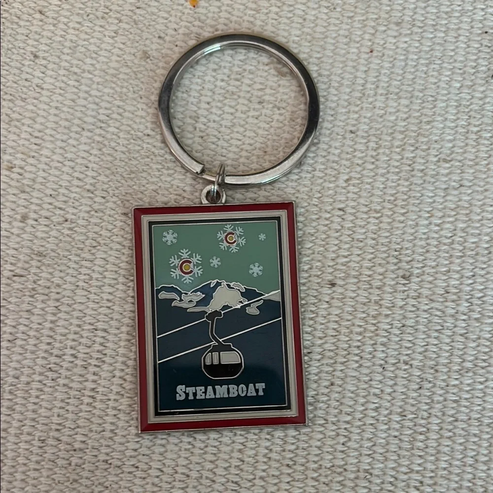 Colorado Steamboat Ski Resort Keychain souvenir